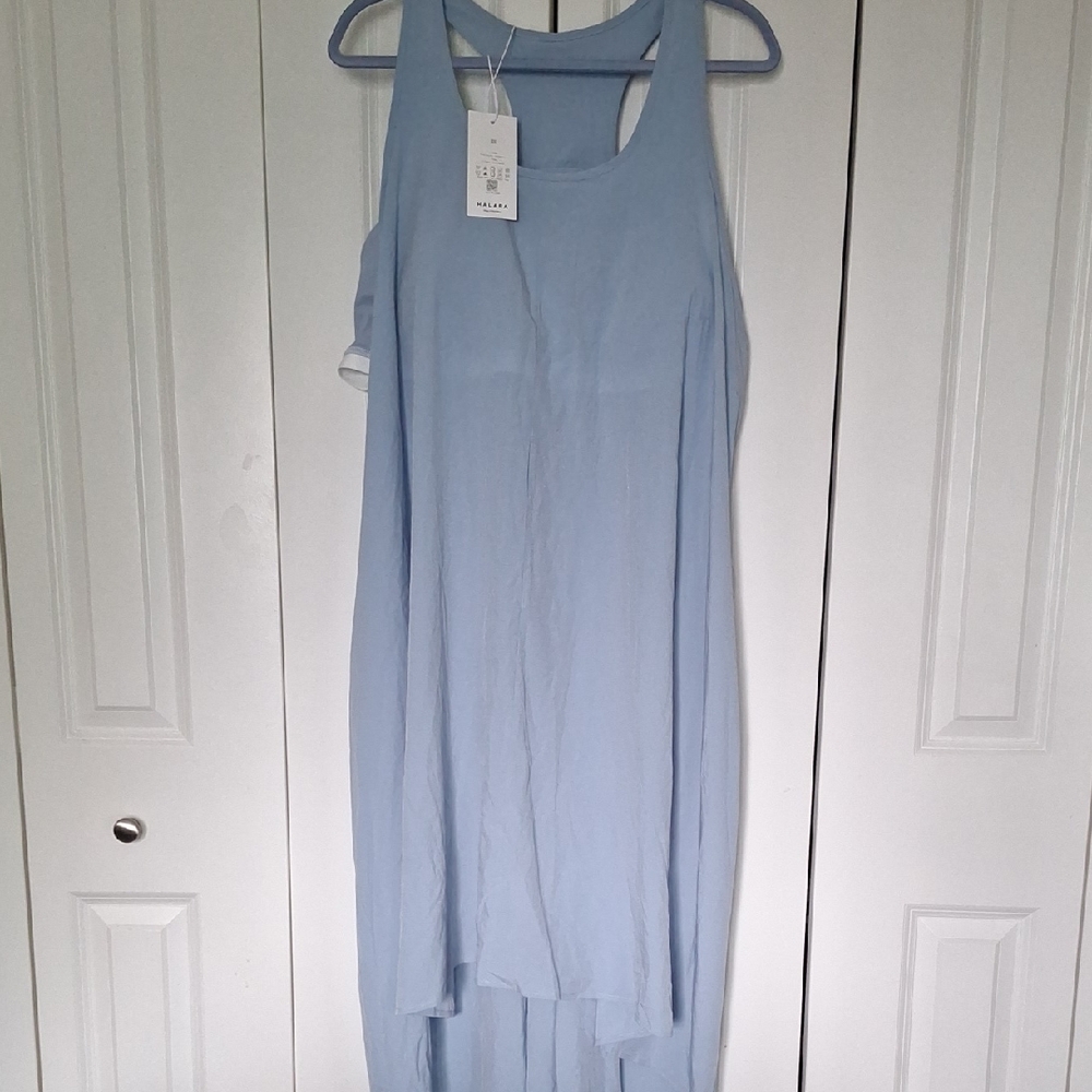 Halara Breezeful dress 3x light blue NWT